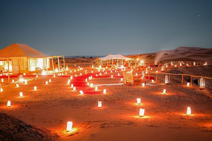 Camping in Merzouga Desert (Erg Chebbi Dunes)