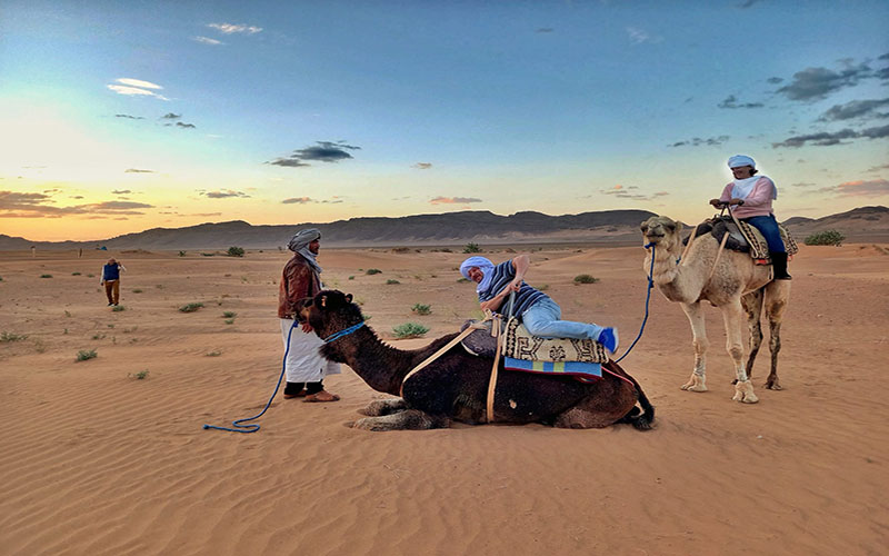 Camping in Zagora Desert